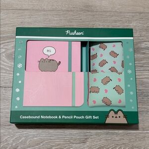 Pusheen Casebound Notebook Valentines Day Pencil Pouch New In Box